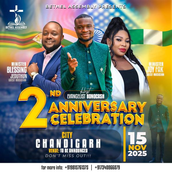 Bethel Assembly – 2nd Anniversary Celebration Tickets