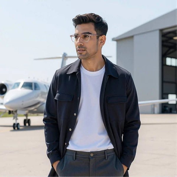 Full Rim Round John Jacobs Rich Eyeglasses