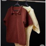 Handmade Crochet Polo Shirt – Unisex Summer Wear