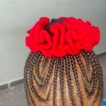 Handmade Crochet Scrunchie – Soft & Stretchy Hair Tie